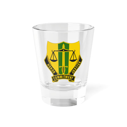 Verre à liqueur du bataillon de police militaire 724 (armée américaine) 1,5 oz