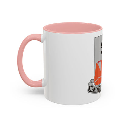 4 Signal Battalion (U.S. Army) Accent Coffee Mug