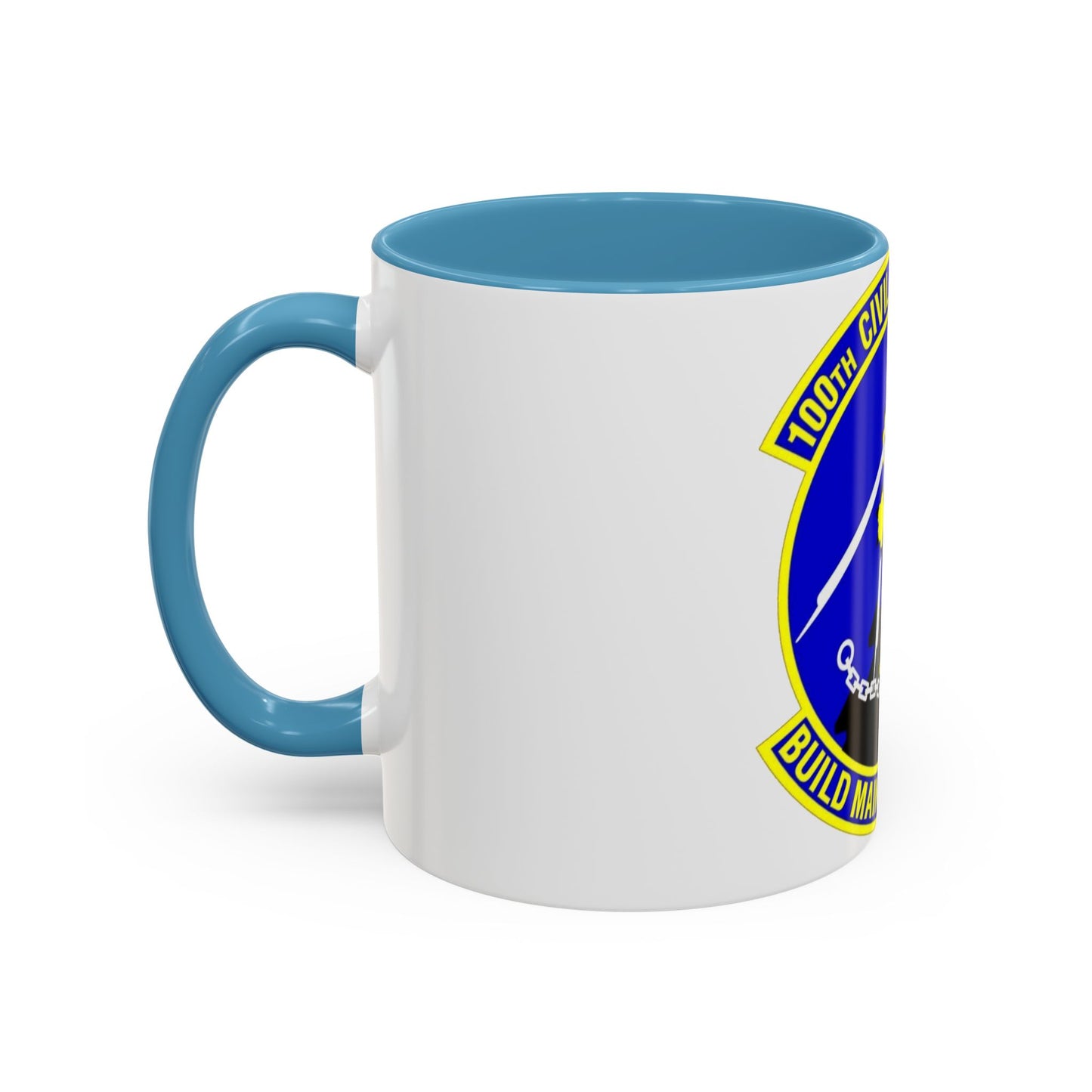 100 Civil Engineer Squadron USAFE (U.S. Air Force) Accent Coffee Mug