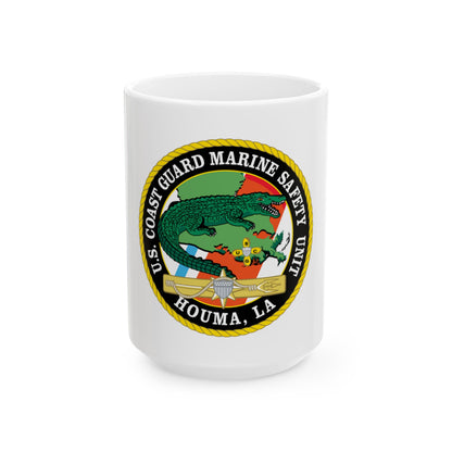 USCG Marine Safety Unit Houma LA (U.S. Coast Guard) White Coffee Mug