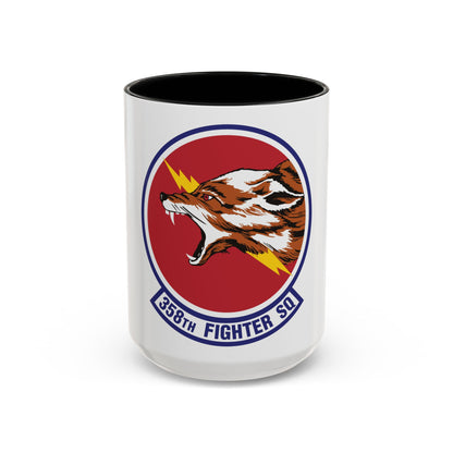 358th Fighter Squadron (U.S. Air Force) Accent Coffee Mug