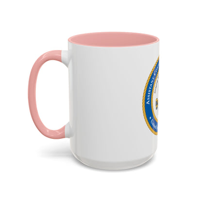 USCG Asst Commandant for Resources (U.S. Coast Guard) Accent Coffee Mug