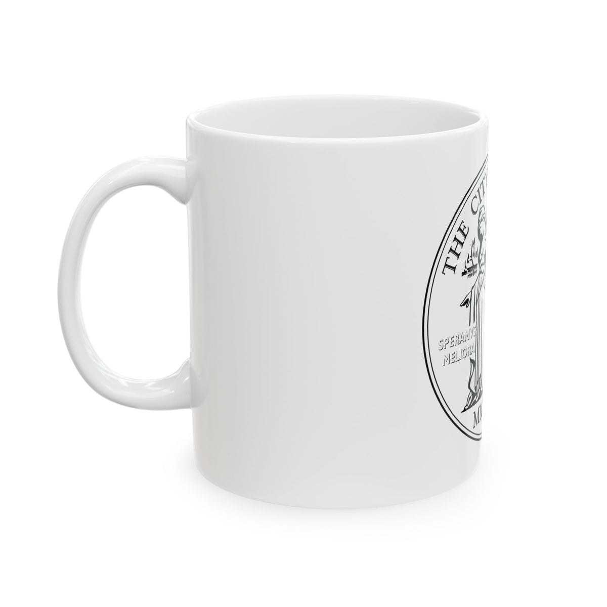 Seal of Detroit - White Coffee Mug