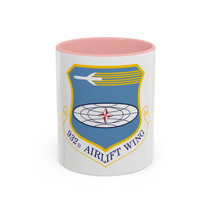 932 Airlift Wing AFRC (U.S. Air Force) Accent Coffee Mug