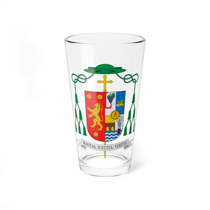 Escudo de Félix Lázaro Martínez (Spain) (Coat of Arms) Pint Glass 16oz