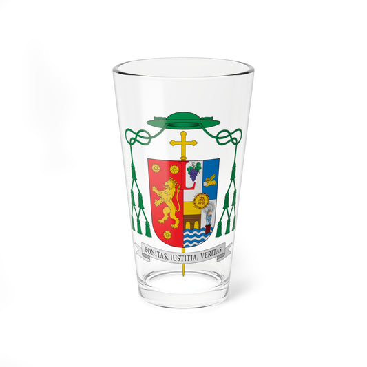 Escudo de Félix Lázaro Martínez (Spain) (Coat of Arms) Pint Glass 16oz