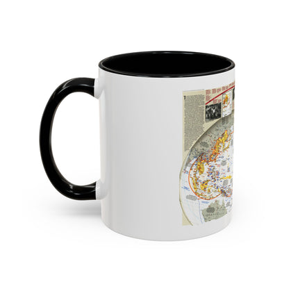 World War II- Asia and the Pacific (1991) (Map) Accent Coffee Mug