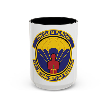 314th Mission Support Squadron (U.S. Air Force) Accent Coffee Mug