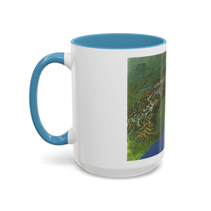 Alps, The - Europe's Backbone (1965) (Map) Accent Coffee Mug