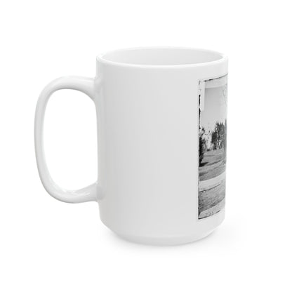 City Point, Virginia. Gen. Rufus Ingalls In Buggy With Colored Boy (U.S. Civil War) White Coffee Mug