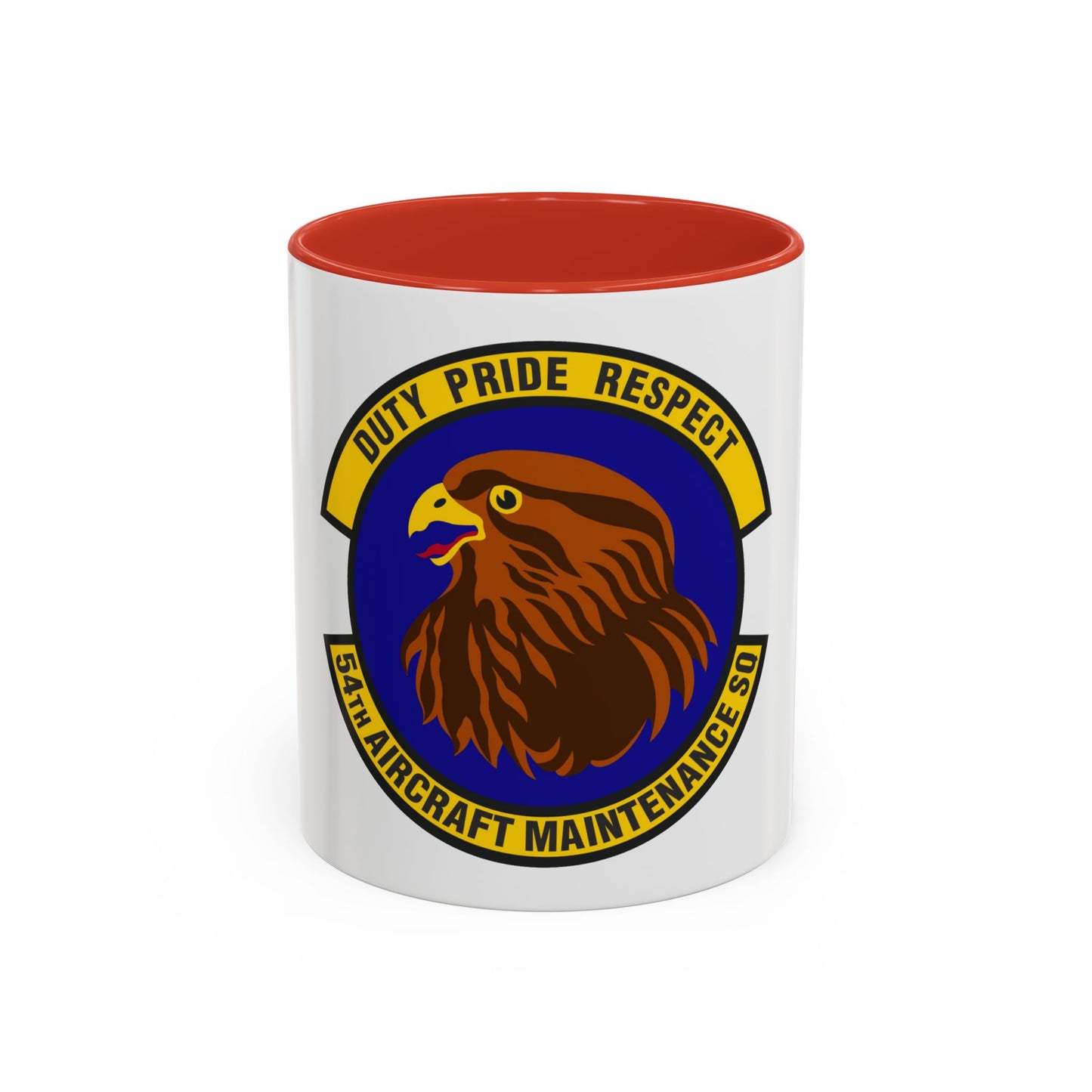 54 Aircraft Maintenance Squadron AETC (U.S. Air Force) Accent Coffee Mug