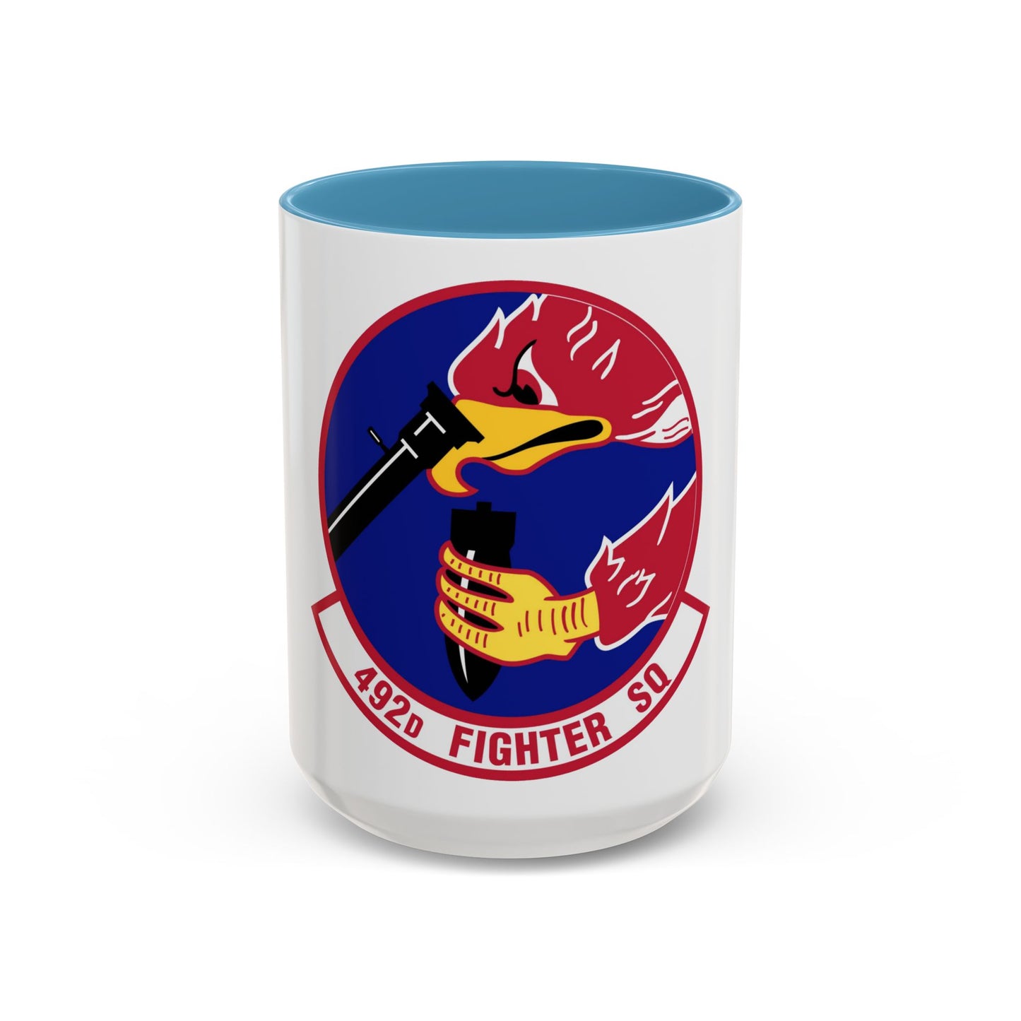 492d Fighter Squadron (U.S. Air Force) Accent Coffee Mug