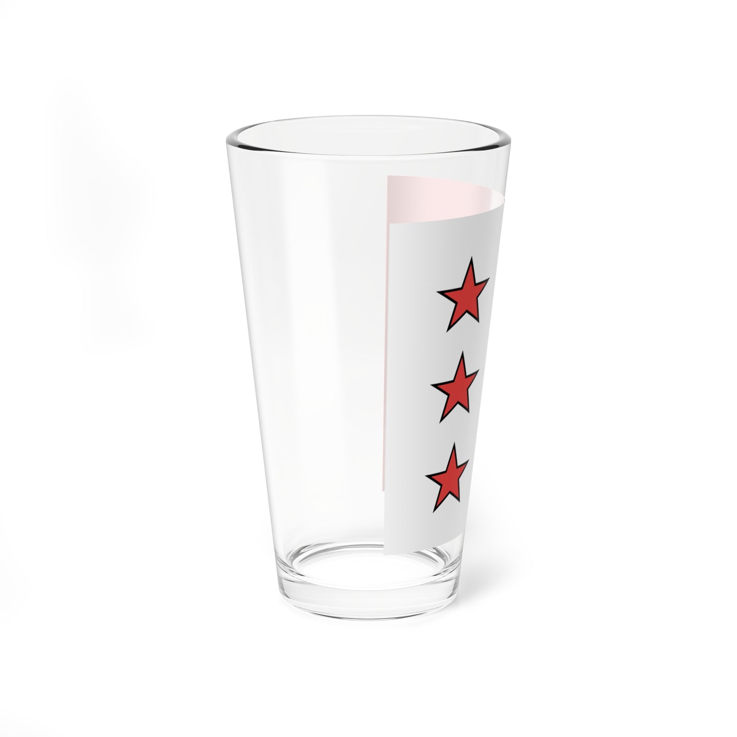 Flag of Canton of Valais 1498-1628 (Switzerland) Pint Glass 16oz