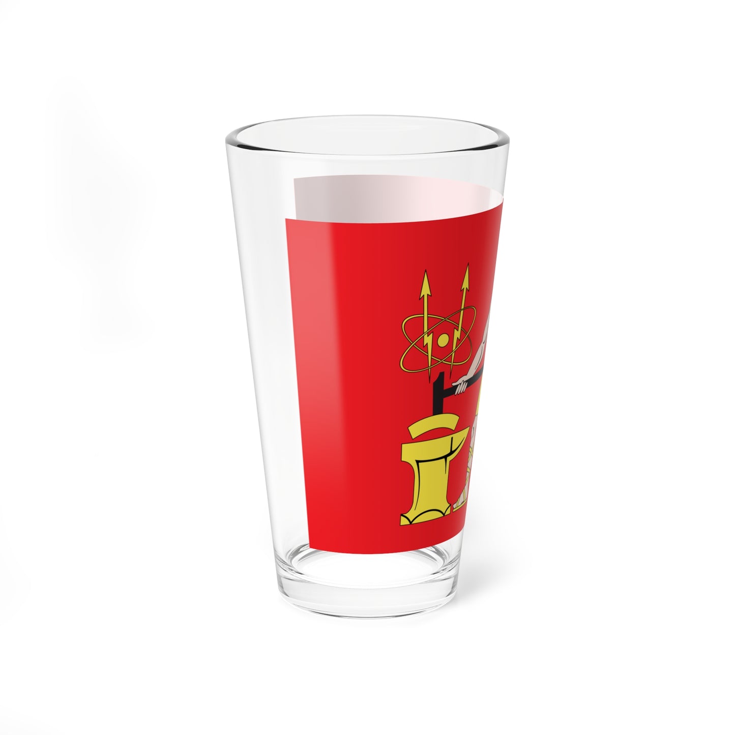 Flag of Elektrostal Moscow oblast (Russia) Pint Glass 16oz