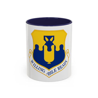 43 Air Mobility Operations Group AMC (U.S. Air Force) Accent Coffee Mug