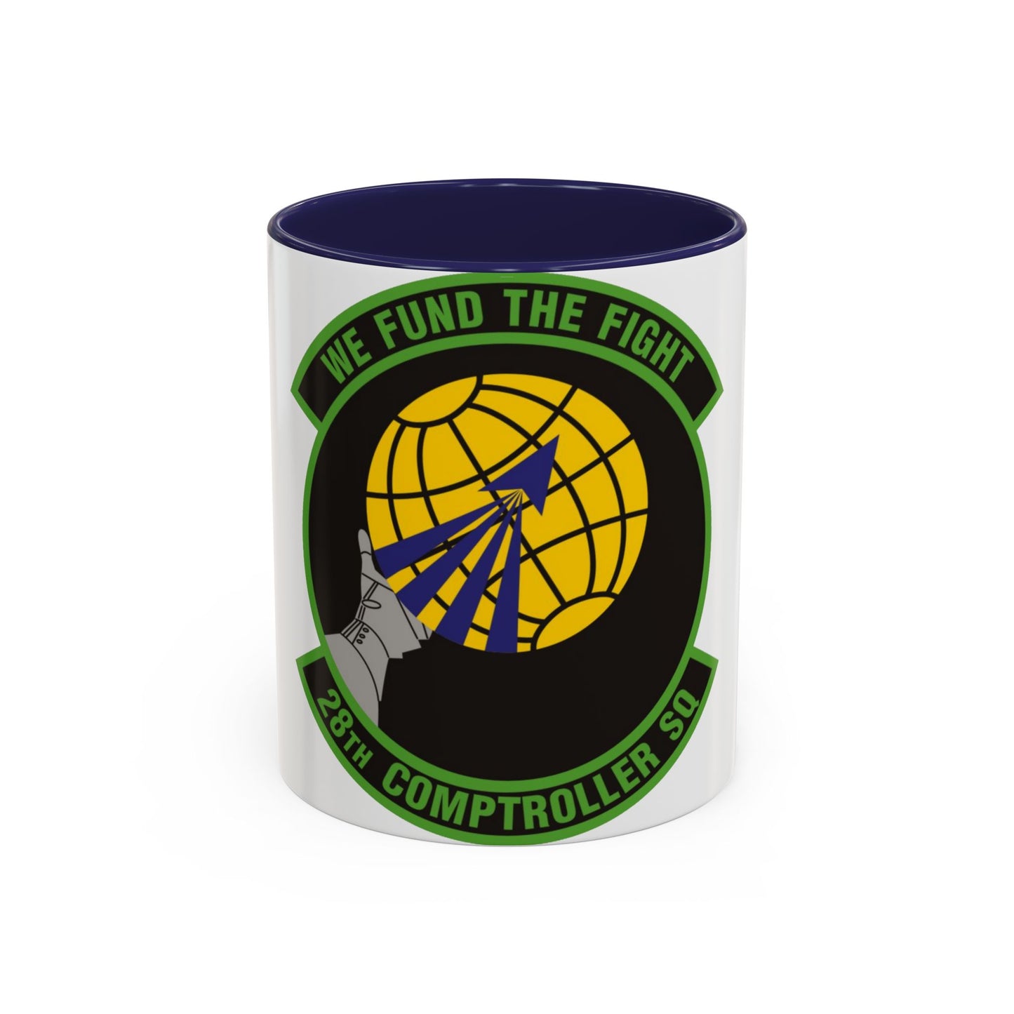 28th Comptroller Squadron (U.S. Air Force) Accent Coffee Mug