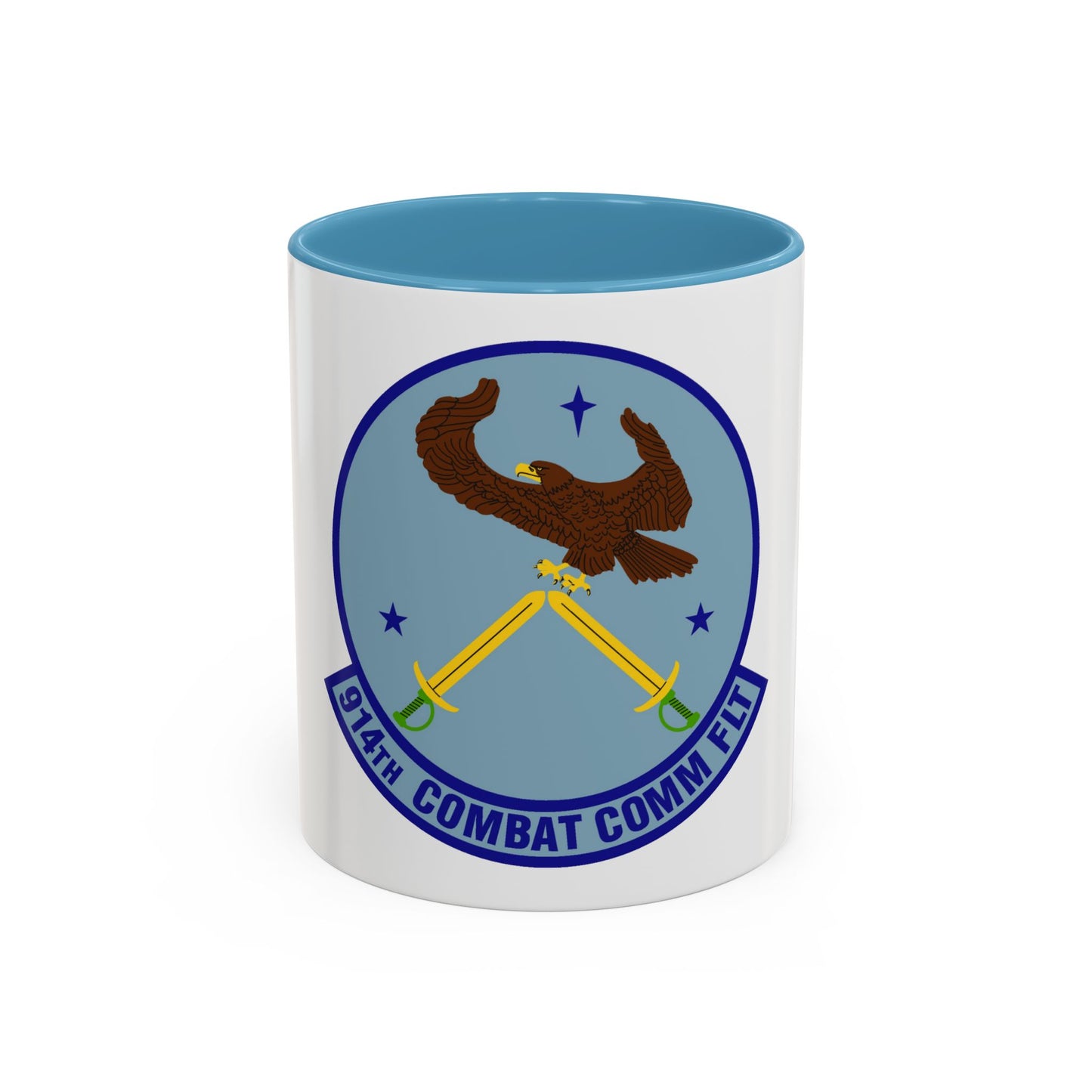 914th Combat Communications Flight (U.S. Air Force) Accent Coffee Mug