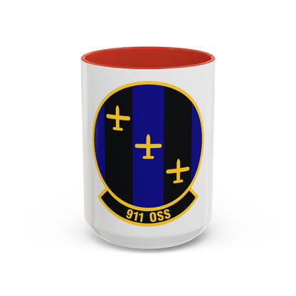 911th Operations Support Squadron (U.S. Air Force) Accent Coffee Mug