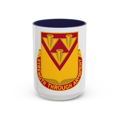 411 Ordnance Battalion (U.S. Army) Accent Coffee Mug