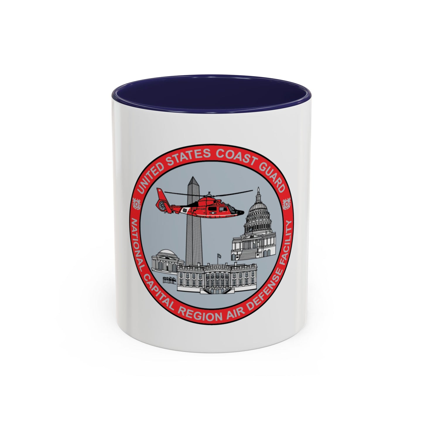 USCG NCR ADF   Nat'l Capital Reg Air Def Fac 2009 (U.S. Coast Guard) Accent Coffee Mug