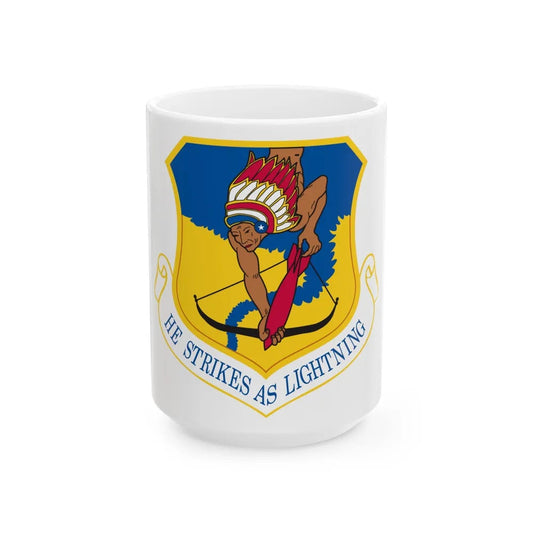 101st Air Refueling Wing (U.S. Air Force) White Coffee Mug-15oz-Go Mug Yourself