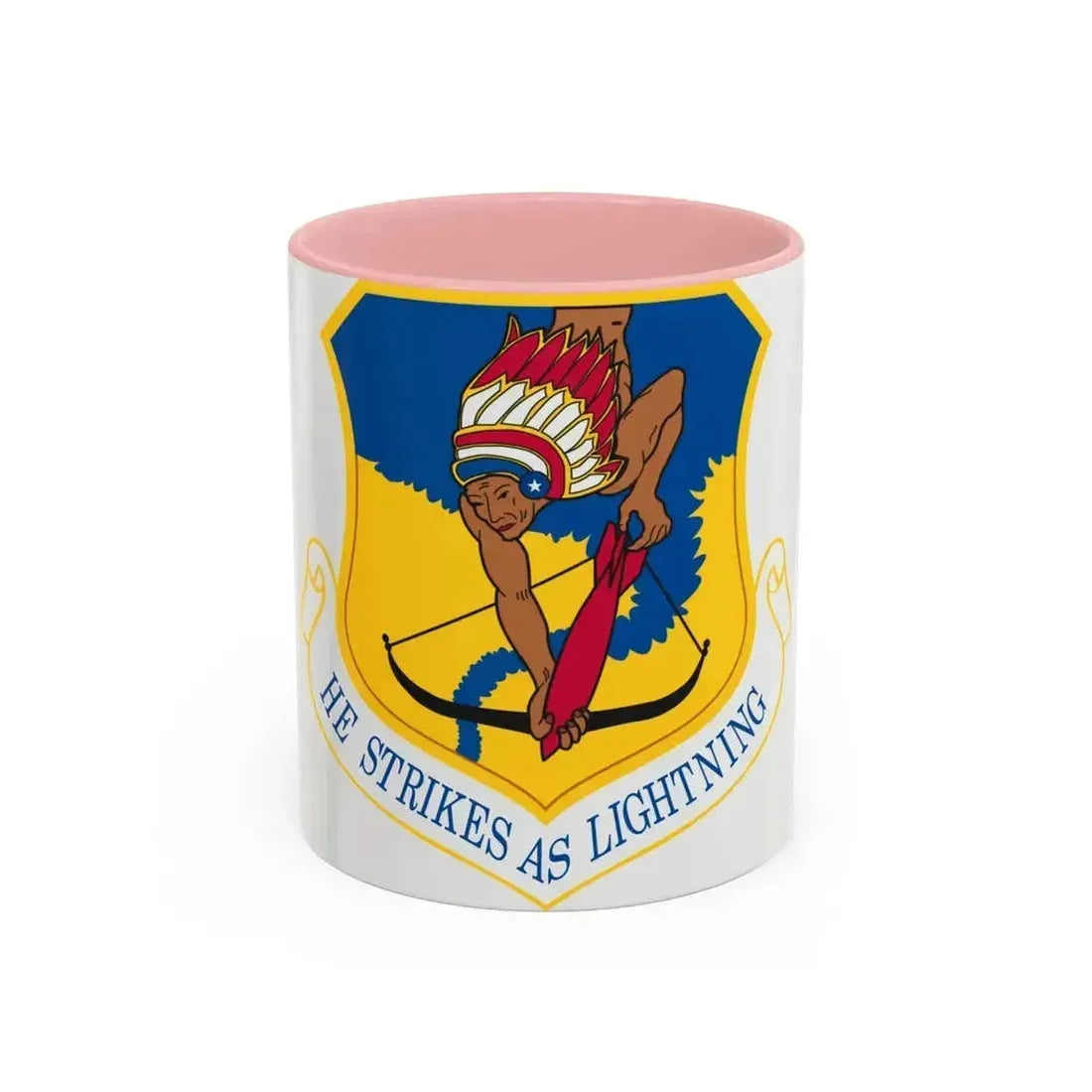 101st Air Refueling Wing (U.S. Air Force) Accent Coffee Mug 11oz Pink - Go Mug Yourself