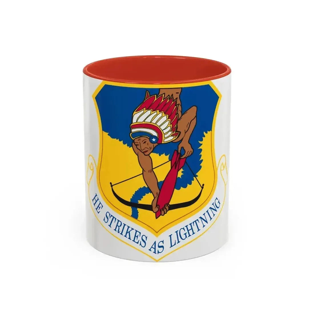 101st Air Refueling Wing (U.S. Air Force) Accent Coffee Mug 11oz Red - Go Mug Yourself