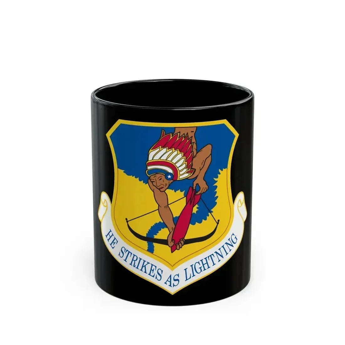 101st Air Refueling Wing (U.S. Air Force) Black Coffee Mug 11oz - Go Mug Yourself