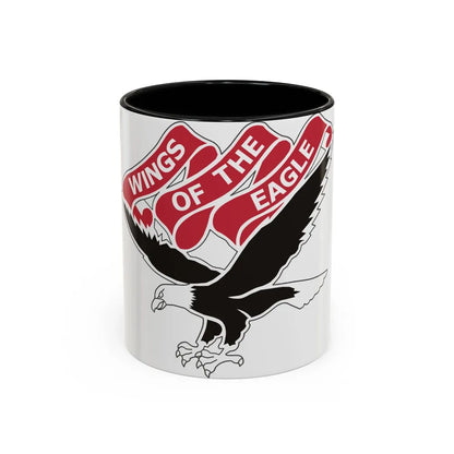 101st Aviation Regiment (U.S. Army) Accent Coffee Mug-11oz-Black-Go Mug Yourself