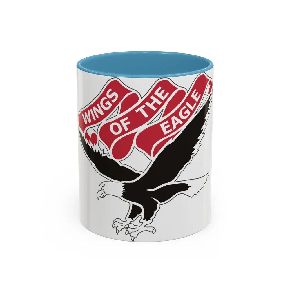 101st Aviation Regiment (U.S. Army) Accent Coffee Mug-11oz-Light Blue-Go Mug Yourself