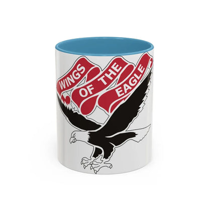 101st Aviation Regiment (U.S. Army) Accent Coffee Mug-11oz-Light Blue-Go Mug Yourself