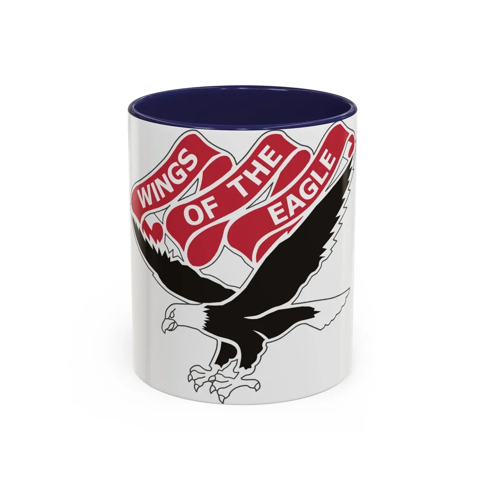 101st Aviation Regiment (U.S. Army) Accent Coffee Mug-11oz-Navy-Go Mug Yourself