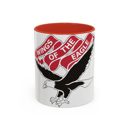 101st Aviation Regiment (U.S. Army) Accent Coffee Mug-11oz-Red-Go Mug Yourself