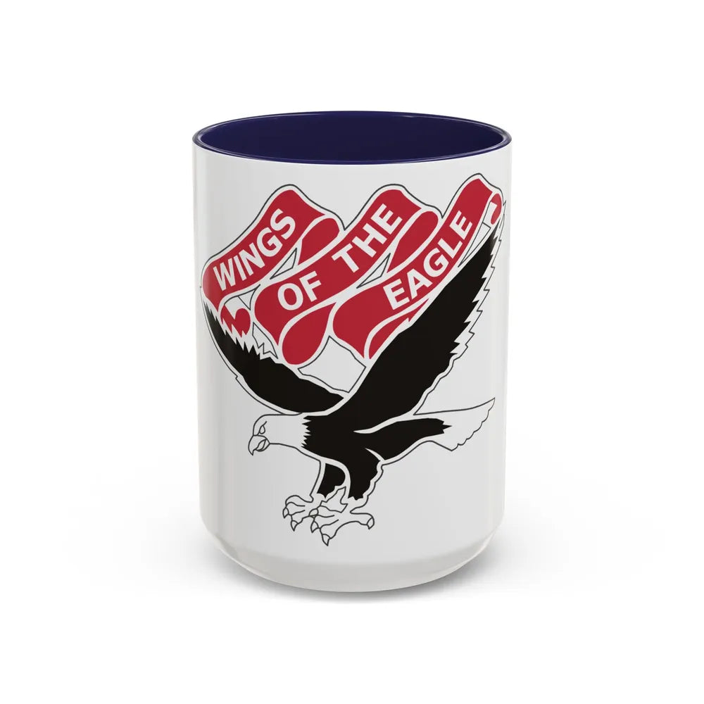 101st Aviation Regiment (U.S. Army) Accent Coffee Mug-15oz-Navy-Go Mug Yourself