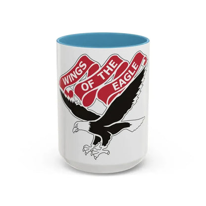 101st Aviation Regiment (U.S. Army) Accent Coffee Mug 15oz Light Blue - Go Mug Yourself