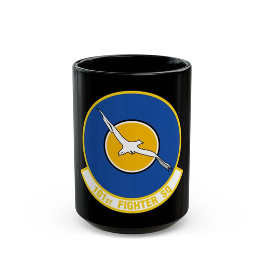 101st Fighter Squadron (U.S. Air Force) Black Coffee Mug-15oz-Go Mug Yourself