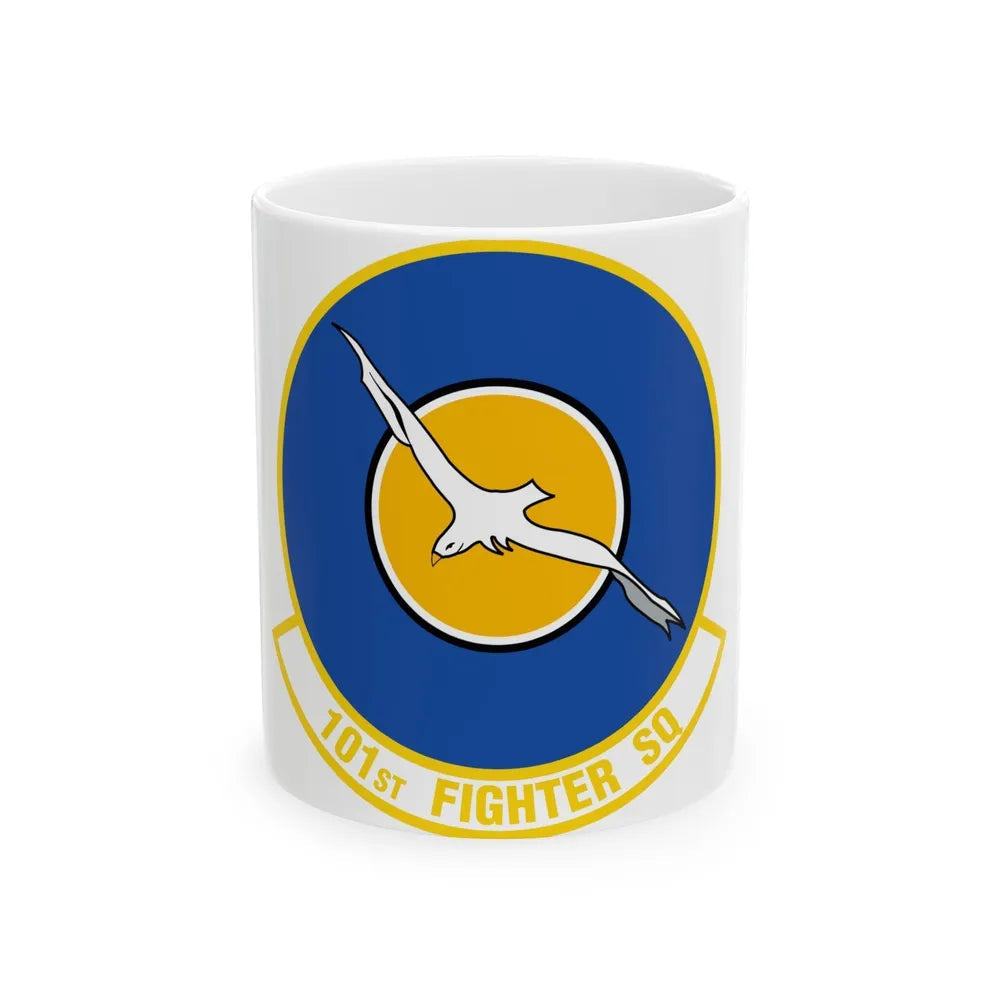 101st Fighter Squadron (U.S. Air Force) White Coffee Mug-11oz-Go Mug Yourself