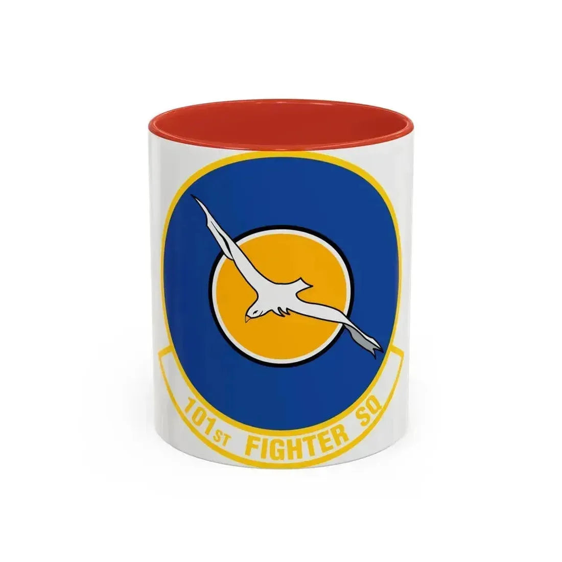 101st Fighter Squadron (U.S. Air Force) Accent Coffee Mug 11oz Red - Go Mug Yourself