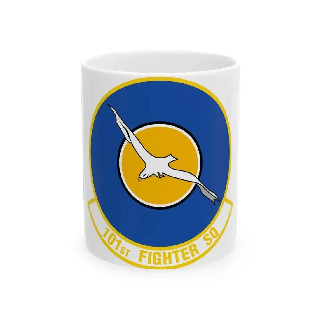 101st Fighter Squadron (U.S. Air Force) White Coffee Mug 11oz - Go Mug Yourself