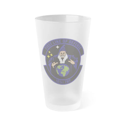 101st Information Warfare Flight (U.S. Air Force) Frosted Pint Glass 16oz-16oz-Frosted-Go Mug Yourself