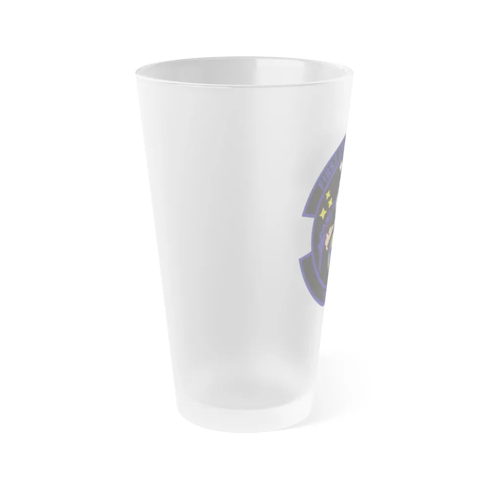 101st Information Warfare Flight (U.S. Air Force) Frosted Pint Glass 16oz-Go Mug Yourself