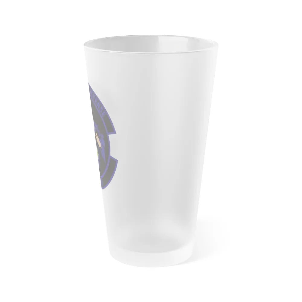 101st Information Warfare Flight (U.S. Air Force) Frosted Pint Glass 16oz-Go Mug Yourself