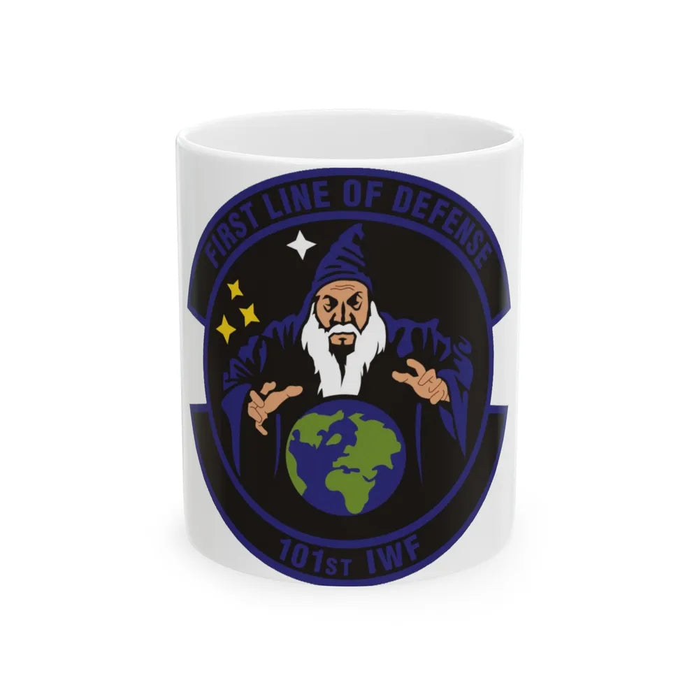 101st Information Warfare Flight (U.S. Air Force) White Coffee Mug-11oz-Go Mug Yourself