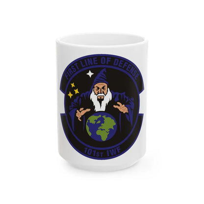 101st Information Warfare Flight (U.S. Air Force) White Coffee Mug-15oz-Go Mug Yourself