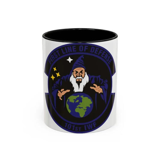 101st Information Warfare Flight (U.S. Air Force) Accent Coffee Mug 11oz Black - Go Mug Yourself