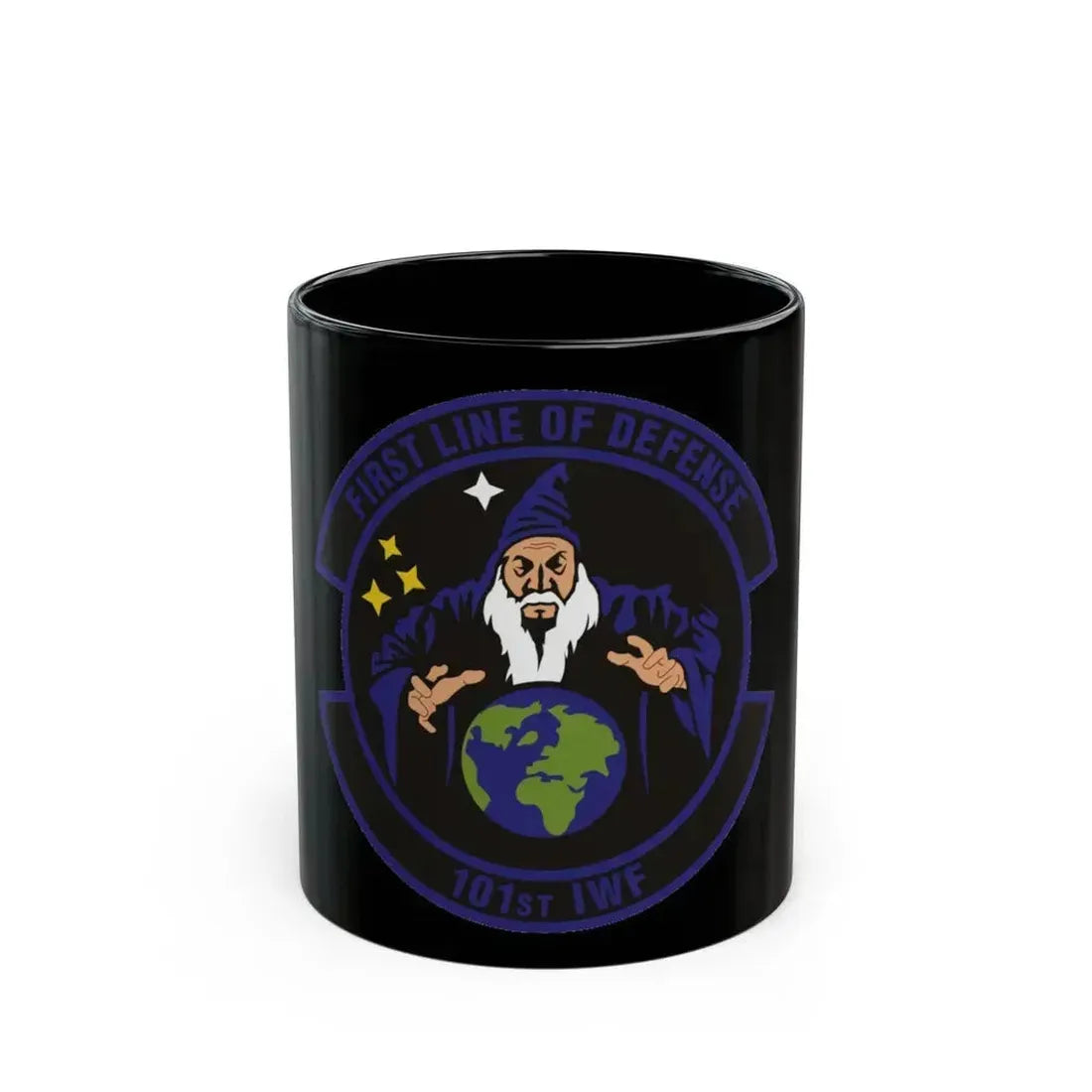 101st Information Warfare Flight (U.S. Air Force) Black Coffee Mug 11oz - Go Mug Yourself