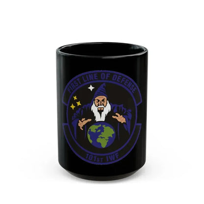 101st Information Warfare Flight (U.S. Air Force) Black Coffee Mug 15oz - Go Mug Yourself