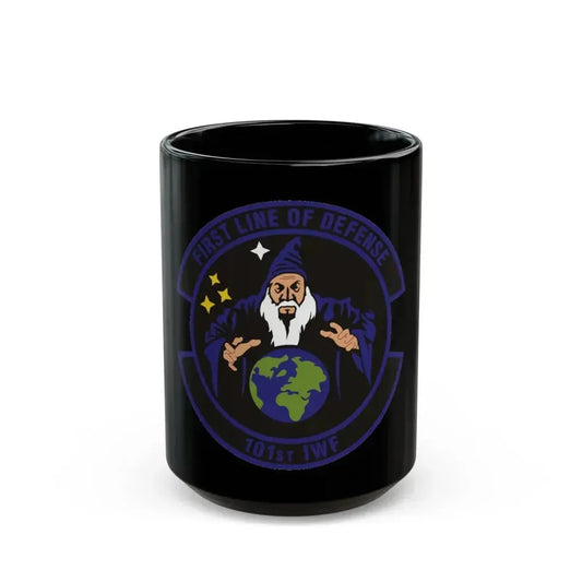 101st Information Warfare Flight (U.S. Air Force) Black Coffee Mug 15oz - Go Mug Yourself