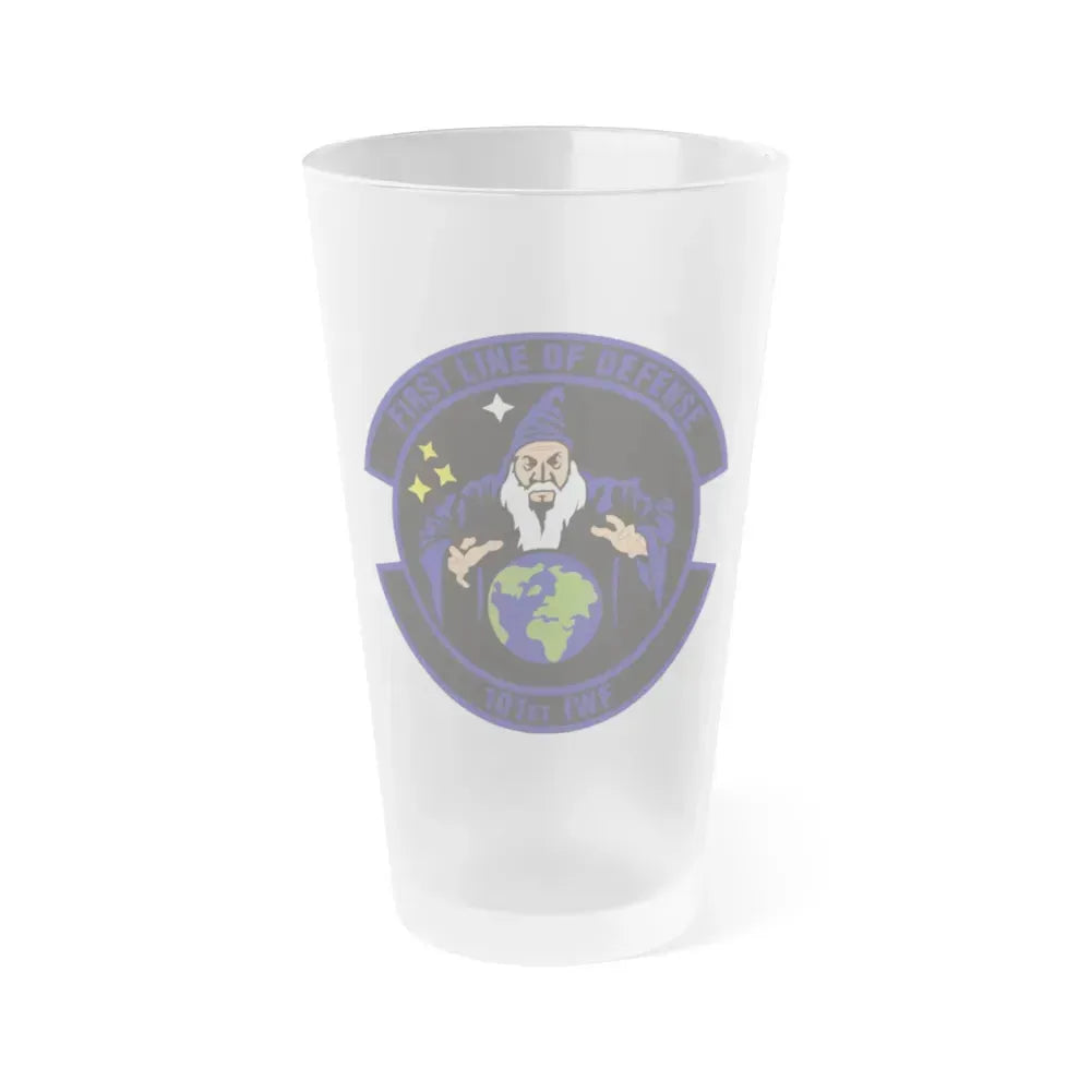 101st Information Warfare Flight (U.S. Air Force) Frosted Pint Glass 16oz 16oz Frosted - Go Mug Yourself