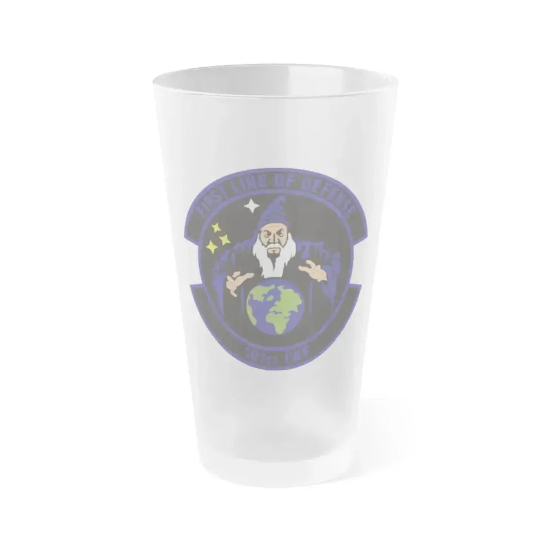 101st Information Warfare Flight (U.S. Air Force) Frosted Pint Glass 16oz 16oz Frosted - Go Mug Yourself